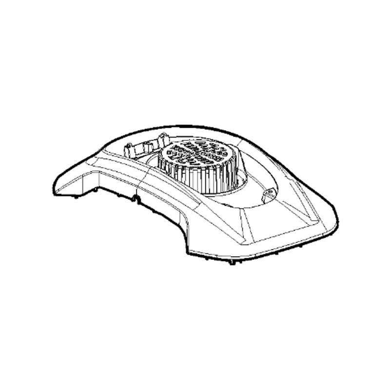 Capot jaune tondeuse à batterie origine Stiga