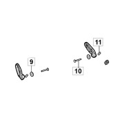 Ensemble de vis pour guidon tondeuse à batterie Stiga 118811368/0