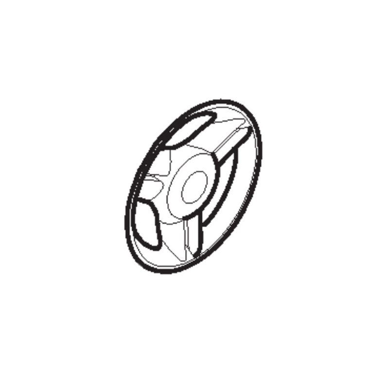 Enjoliveur avant jaune tondeuse à batterie Stiga