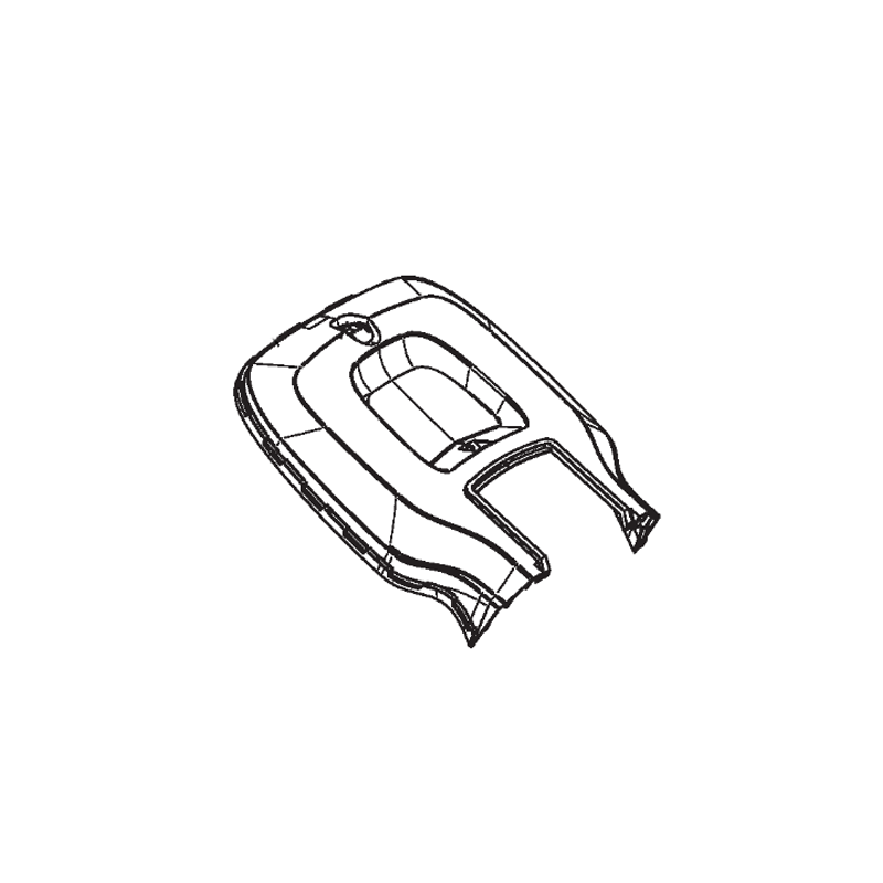 Bac de ramassage partie supérieure tondeuse Stiga