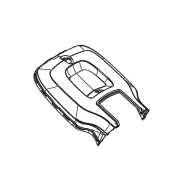 Bac de ramassage partie supérieure tondeuse Stiga