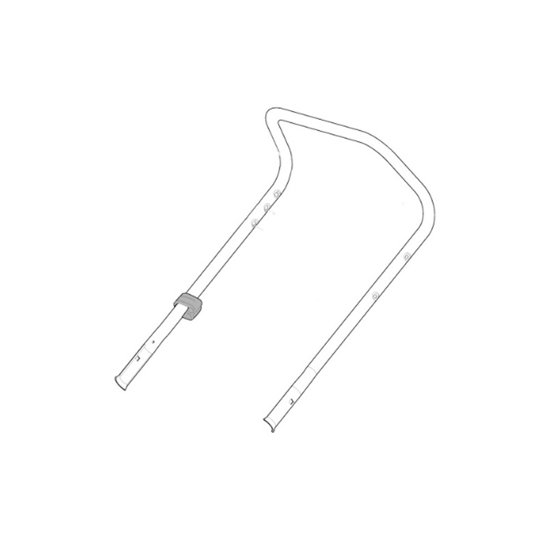 Guidon supérieur jaune tondeuse à batterie COLLECTOR / COMBI Stiga