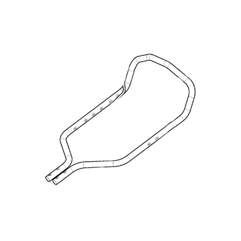 Guidon supérieur jaune tondeuse à gazon Stiga