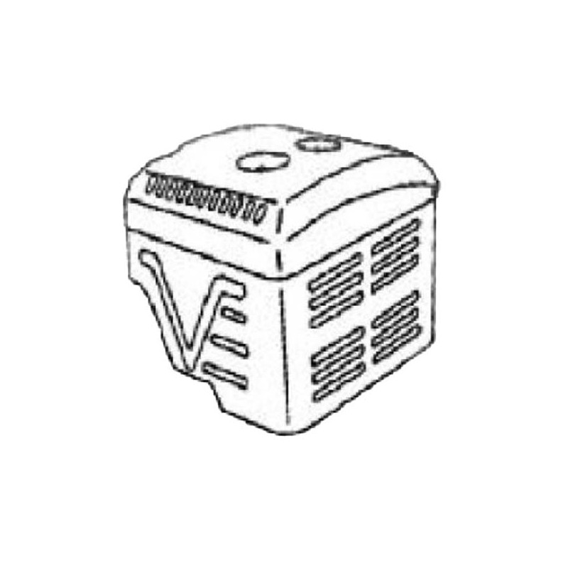 Pot d'échappement pour Loncin G270F