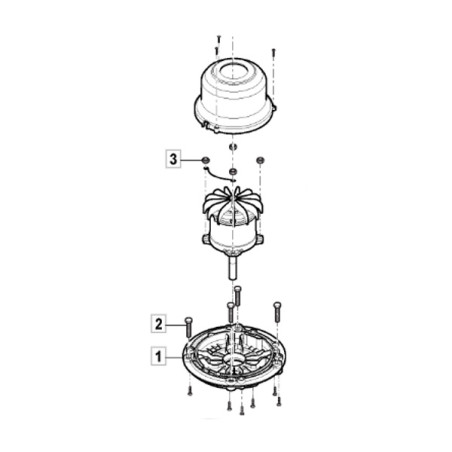 Ensemble moteur électrique tondeuse à gazon Stiga / Alpina