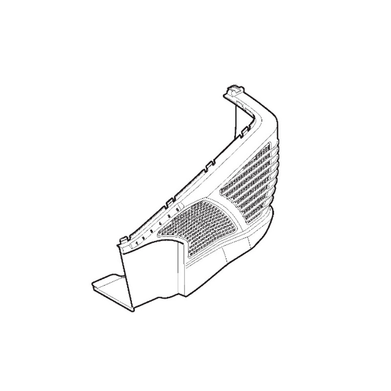 Sac de ramassage inférieure partie gauche tondeuse Stiga / Alpina