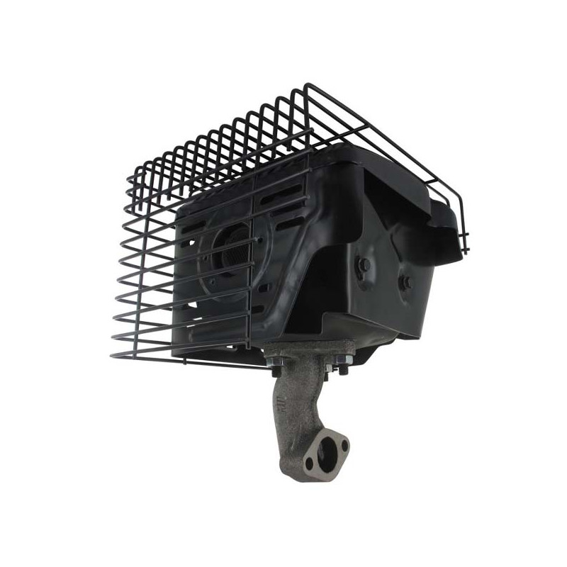 Pot échappement complet avec grille moteur Loncin G390F