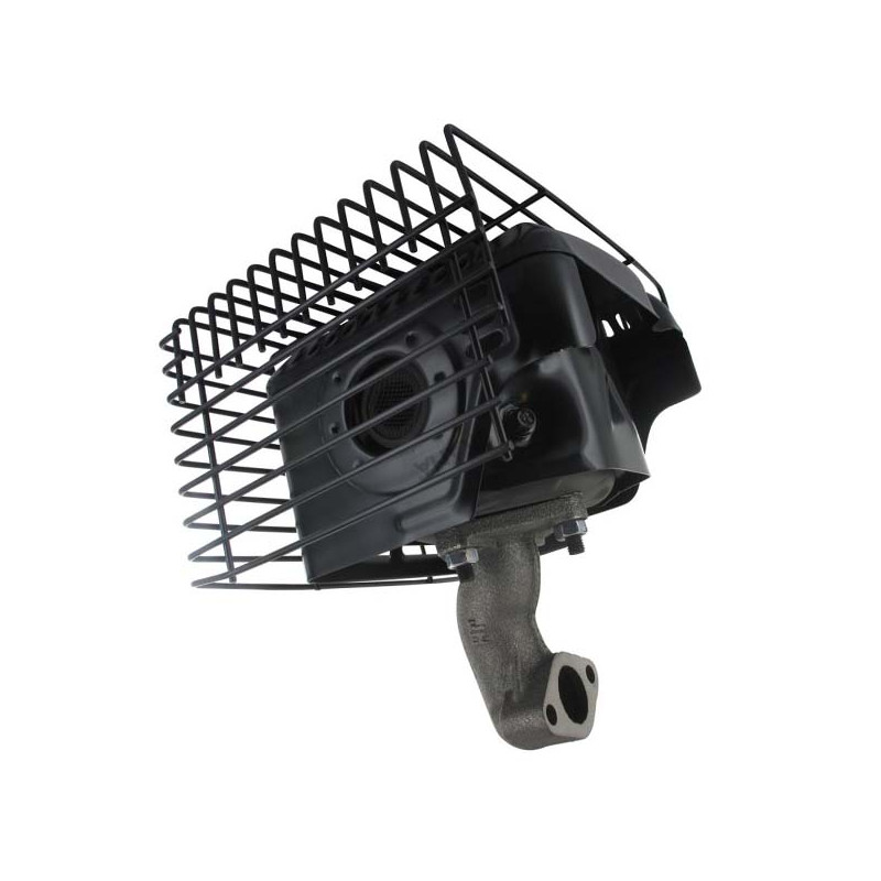 Echappement d'origine avec grille pour moteur Loncin G270F