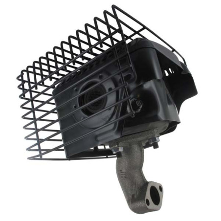 Echappement d'origine avec grille pour moteur Loncin G270F