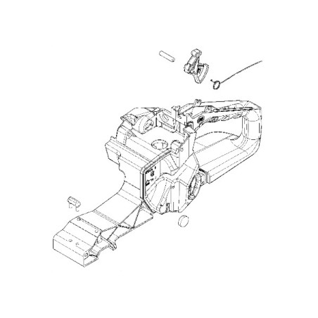 Poignée réservoir tronçonneuse Husqvarna