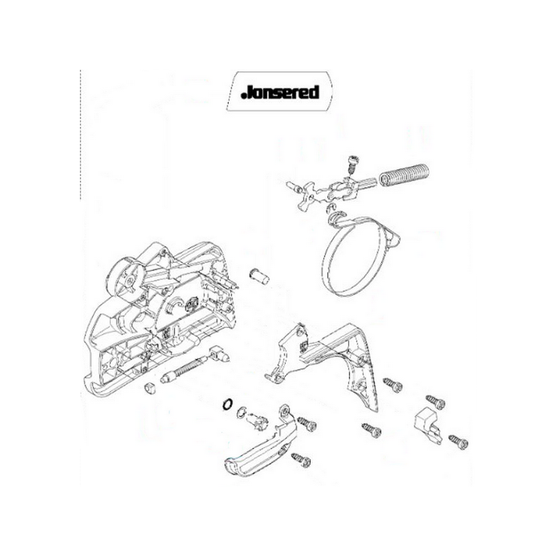 Carter frein de chaine Jonsered CS2240