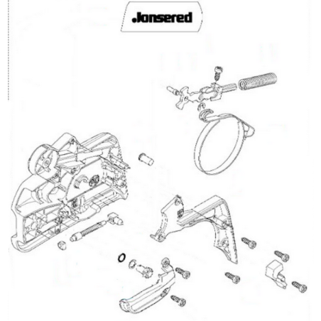 Carter frein de chaine Jonsered CS2240