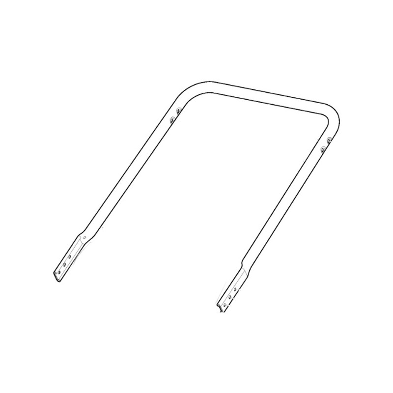 Guidon partie inférieure jaune tondeuse à batterie Stiga