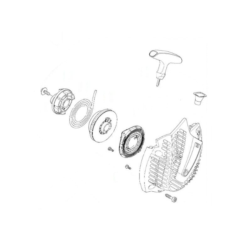 Lanceur complet tronçonneuse Jonsered