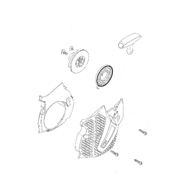 Lanceur complet tronçonneuse Jonsered