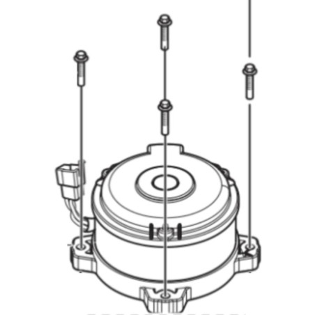 Moteur complet tondeuse à batterie Husqvarna LC247 / LC347