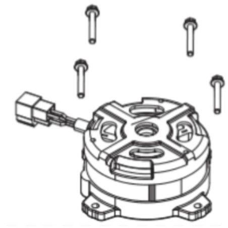 Moteur complet tondeuse à batterie Husqvarna Aspire LC34-P4A