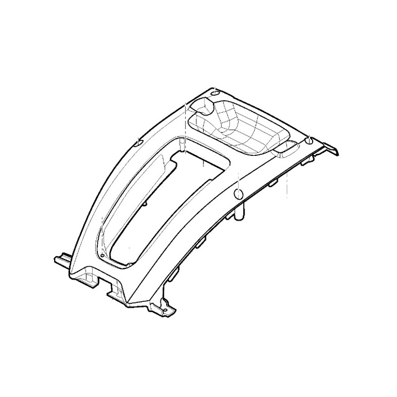 Capot jaune tondeuse batterie Stiga