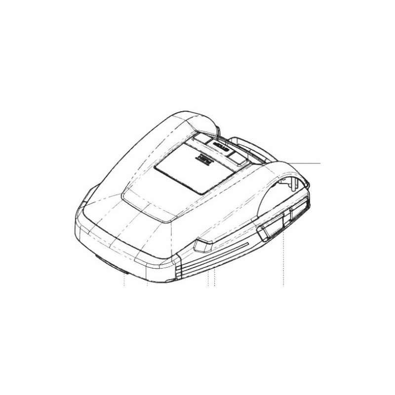 Capot tondeuse robot AL-KO