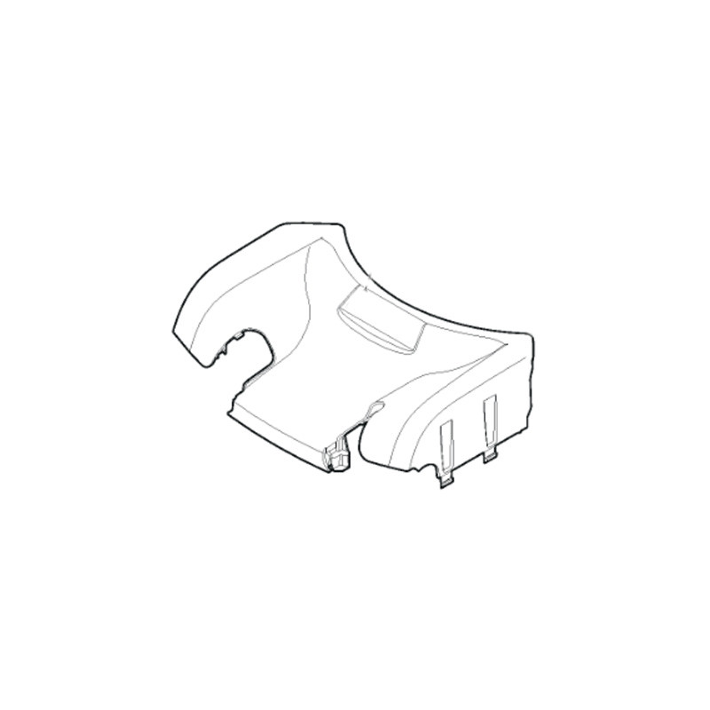 Capot frontale gris tondeuse à batterie Stiga