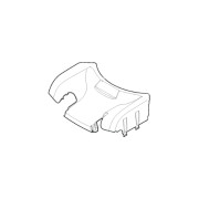 Capot frontale gris tondeuse à batterie Stiga