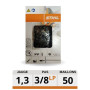 Chaîne tronçonneuse Stihl 3/8"LP 1.3MM 50 dents Chaîne tronçonneuse Stihl 3/8"LP 1.3MM 50 dents
