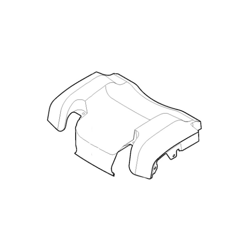 Capot frontal carbone noir tondeuse à batterie MODEL-1 Stiga