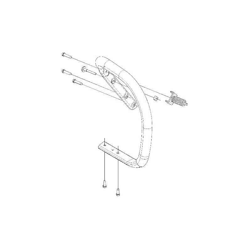 Poignée avant tronçonneuse Husqvarna