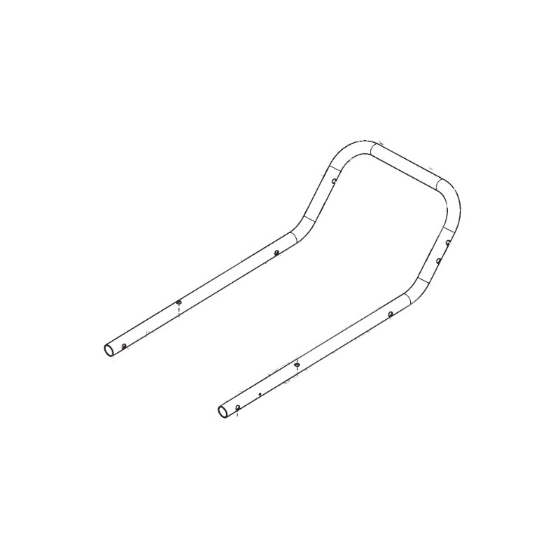 Guidon inférieur jaune tondeuse batterie Stiga