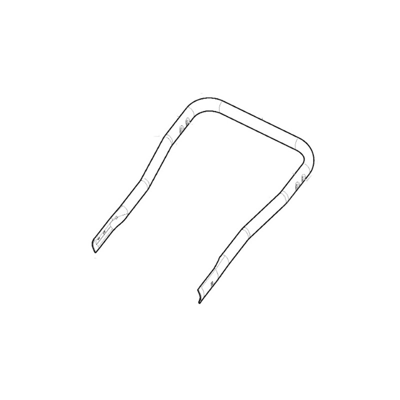 Guidon partie centrale jaune tondeuse batterie Stiga