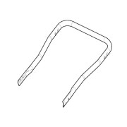 Guidon partie centrale jaune tondeuse batterie Stiga