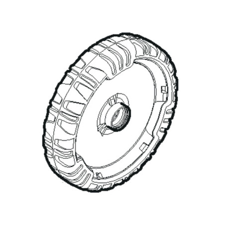 Roue tondeuse à batterie ⌀ 210mm Stiga