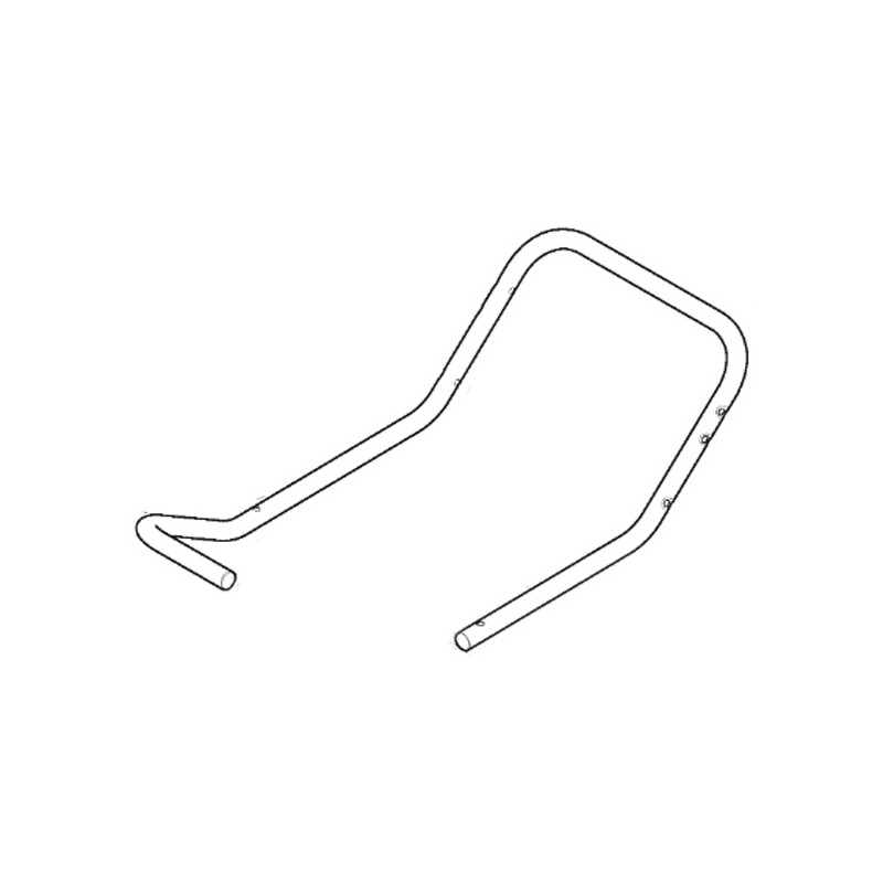 Guidon inférieur jaune tondeuse batterie Stiga