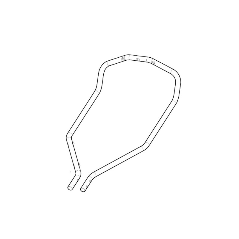 Guidon supérieur avec grip tondeuse à batterie Stiga