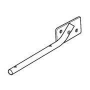 Guidon partie basse gauche tondeuse à batterie Stiga