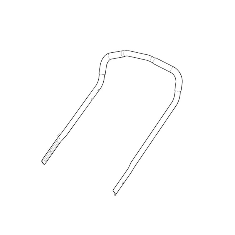 Guidon supérieur jaune + grip tondeuse à batterie Stiga