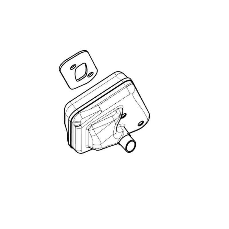 Pot d'échappement tronçonneuse Oleo-Mac