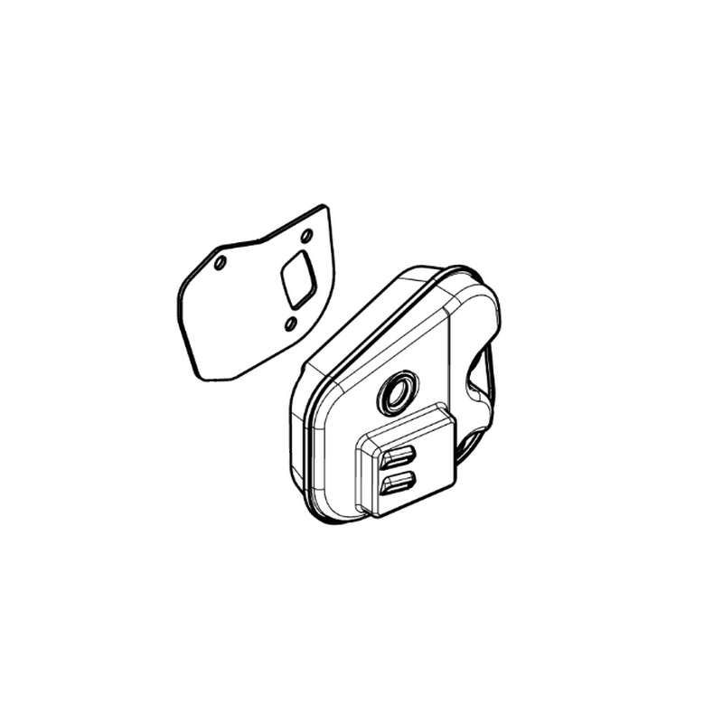 Pot d'échappement tronçonneuse Oleo-Mac