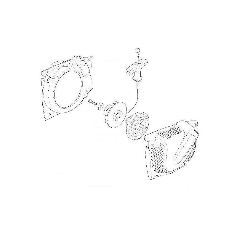 Lanceur tronçonneuse Jonsered