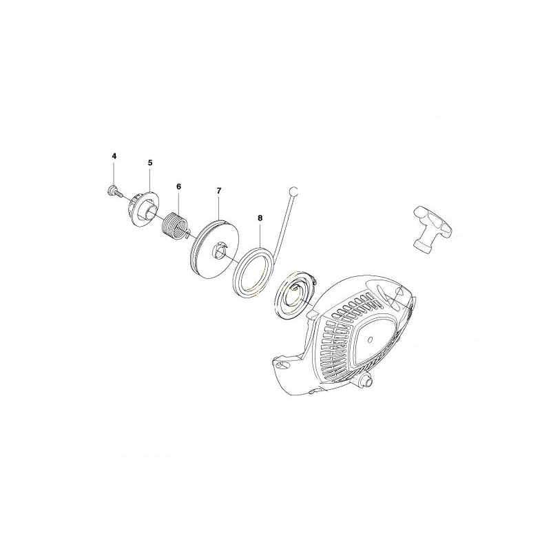 Lanceur tronçonneuse Jonsered