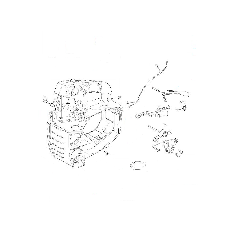 Carter moteur tronçonneuse Jonsered
