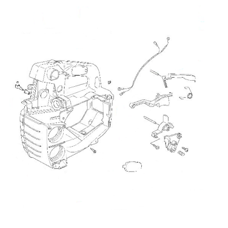 Carter moteur tronçonneuse Jonsered