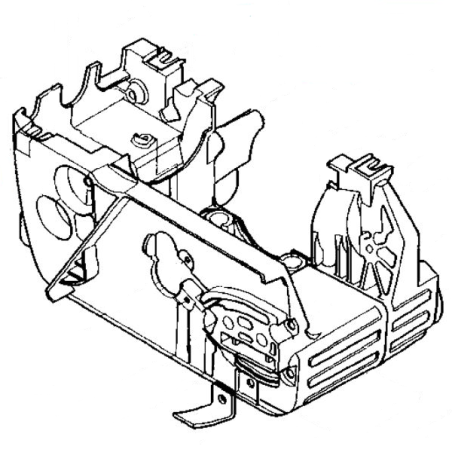 Carter moteur tronçonneuse Jonsered