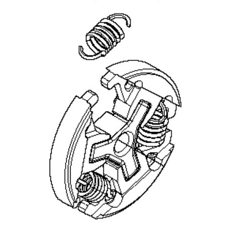 Embrayage tronçonneuse Husqvarna / Zenoah