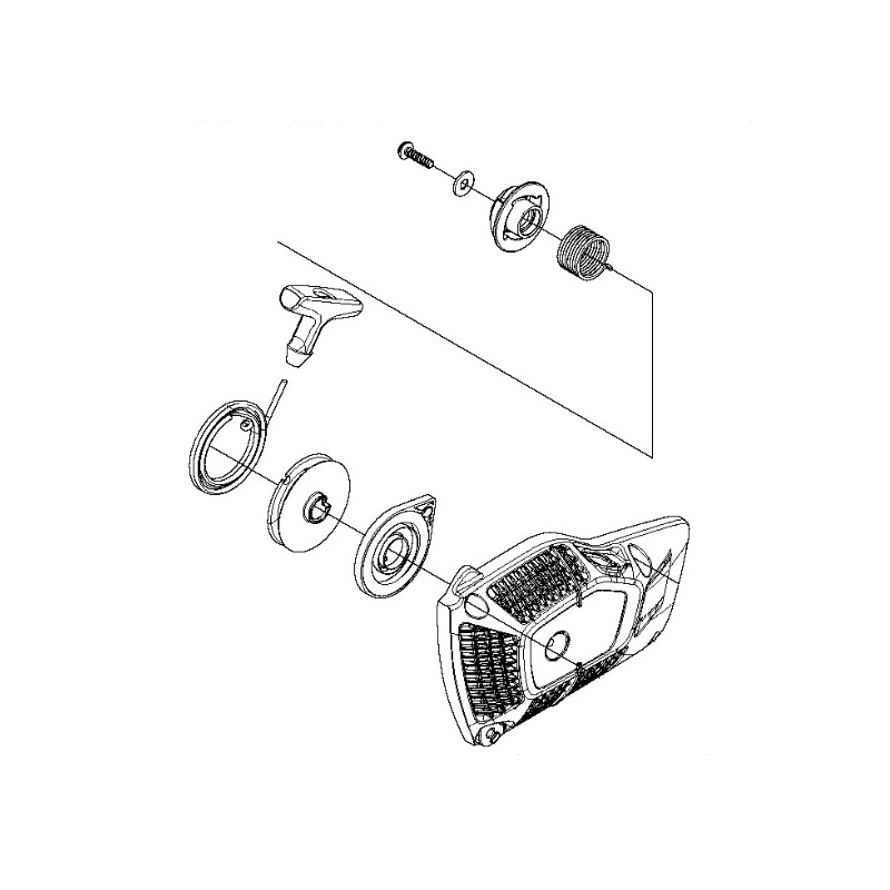 Lanceur complet tronçonneuse Husqvarna