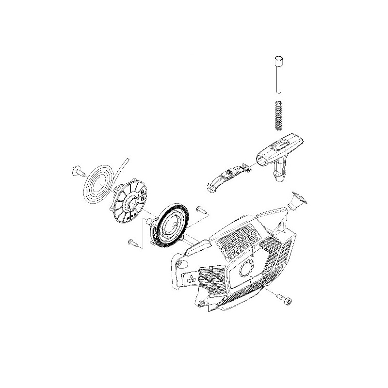 Lanceur complet tronçonneuse Husqvarna