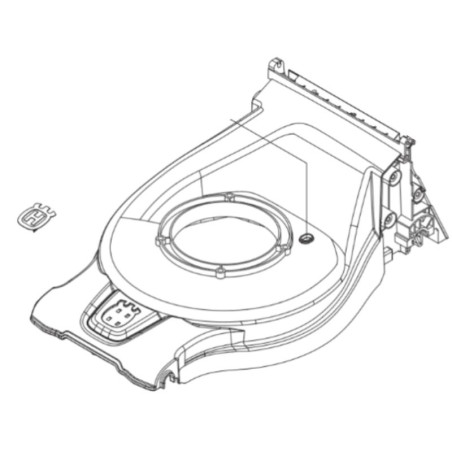 Carter tondeuse à batterie Husqvarna LC142i / LC142iS