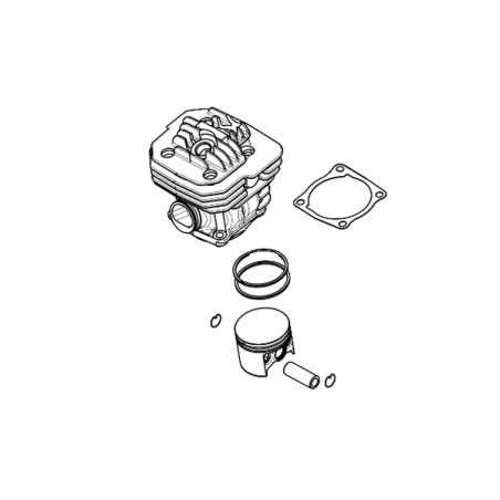 Cylindre piston complet tronçonneuse Oleo-Mac