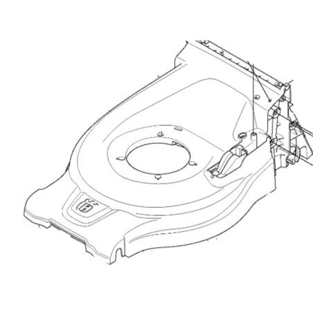 Carter tondeuse à batterie Husqvarna LC247 / LC347