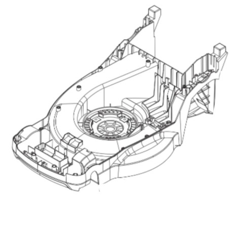 Carter tondeuse à batterie Husqvarna Aspire LC34